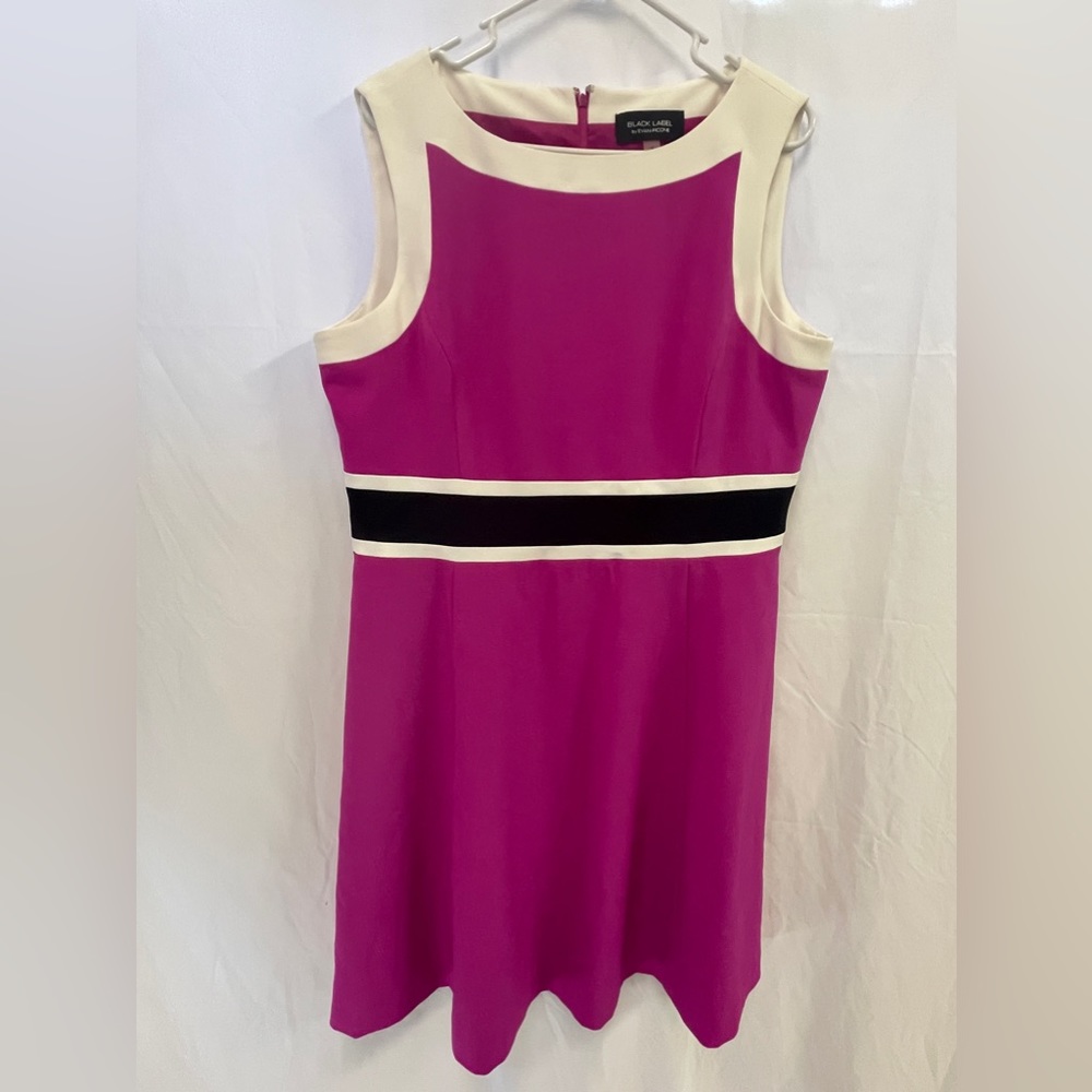 Black Label by Evan Picone Sleeveless Dress
